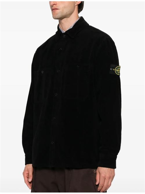 Camicia con patch Stone Island | K2S151200012S0212V0029
